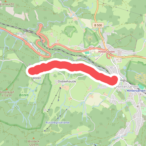 Bisten - Eingang Löffeltal