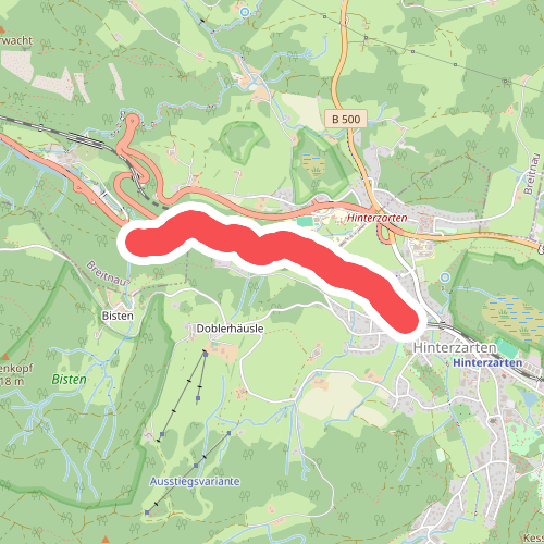 Eingang Löffeltal - Unterführung B31
