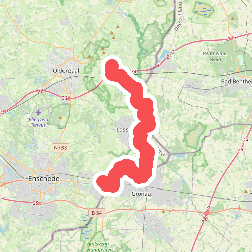 De Lutte naar Glanerbrug - "Twente hoog" · NederRandpad etappe 12