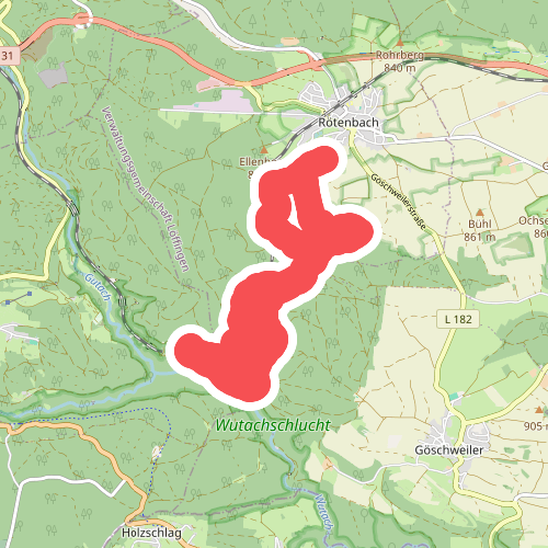 Genießerpfad - Rötenbachschlucht