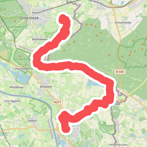 Groesbeek naar Gennep - "Klef & Walt" · NederRandpad etappe 21