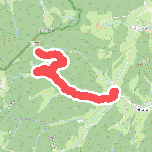 Bei der Kohlhütte - Hintertal Rotzelweg