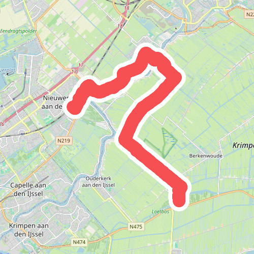 Variant Rottemeren: Loetbos -  · Grote Rivierenpad etappe 16