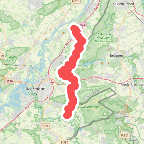 Reuver naar Herkenbosch - "Grensverhalen" · NederRandpad etappe 26