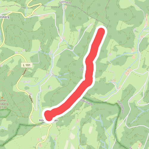 Bei den Höhehäusern - Hessenberg