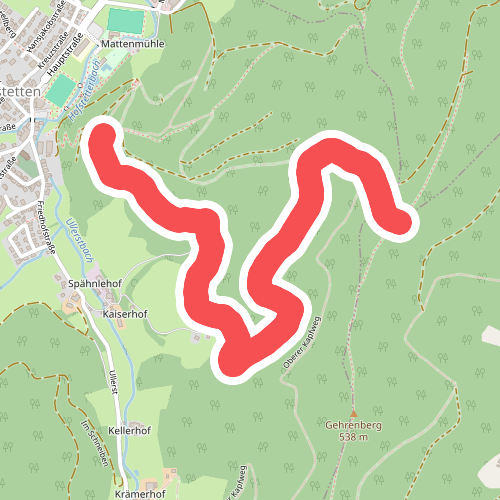 Ob der Hansjakobkapelle - Bannstein