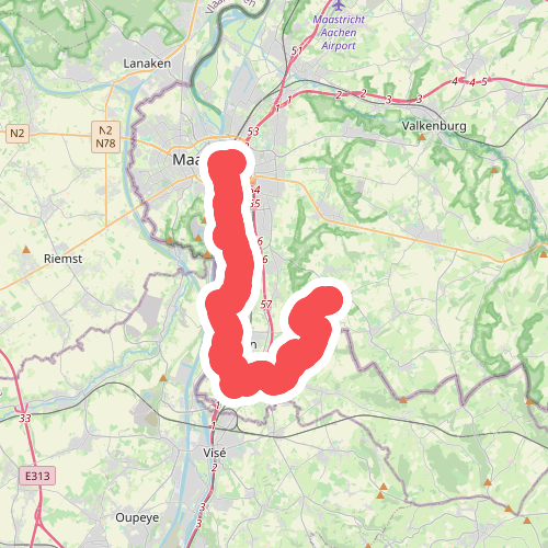 Sint Geertruid naar Maastricht - "Maas in zicht" · NederRandpad etappe 33