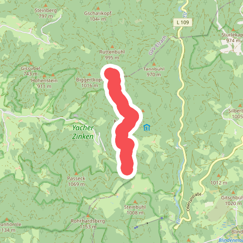 Ober den Siebenfelsen - Zimmereck