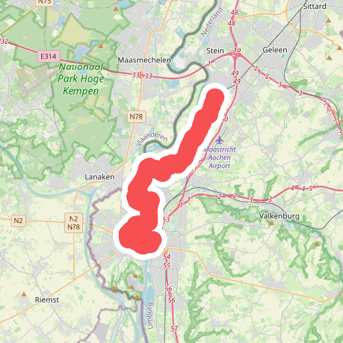 Maastricht naar Catsop - "Op alle fronten" · NederRandpad etappe 34