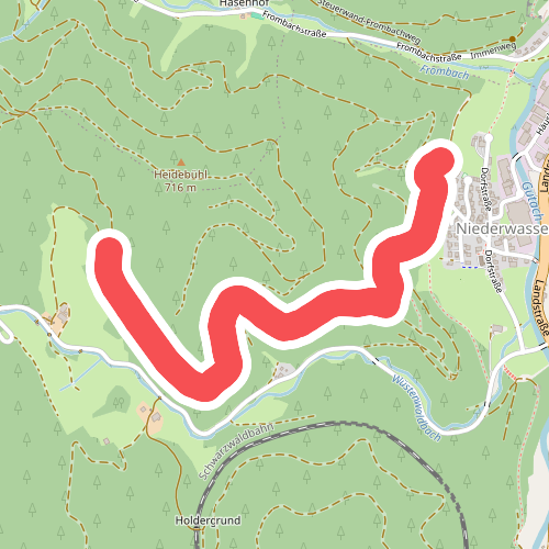 Haldenbühl - Niederwasser Friedhof