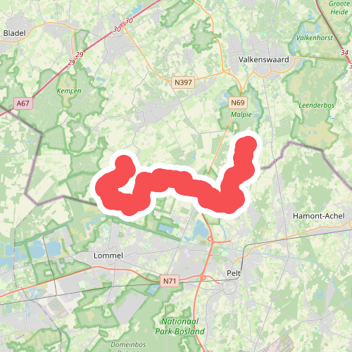 Borkel naar Luyksgestel - "BuitenBeeld" · NederRandpad etappe 41