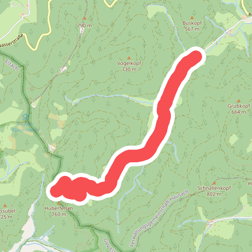 Huberfelsen - Steinenbach