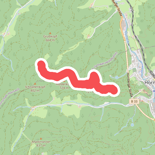 Dreitälerweg - Unter der Ziegelkopfschanze