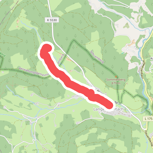Schachenbronn - Langenschiltach Ortsmitte
