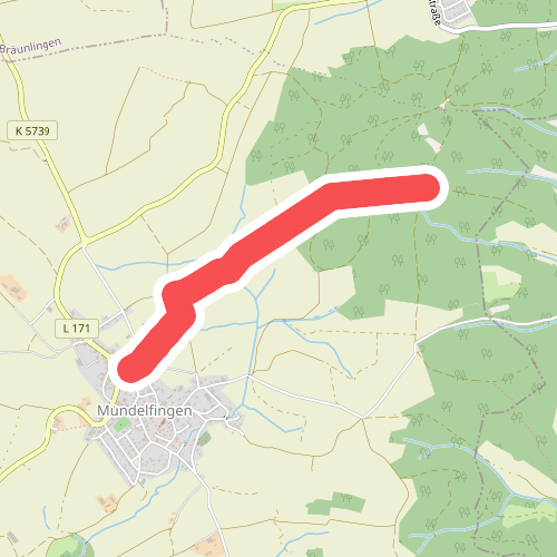 Kohlwaldhütte - Mundelfingen Sportplatz