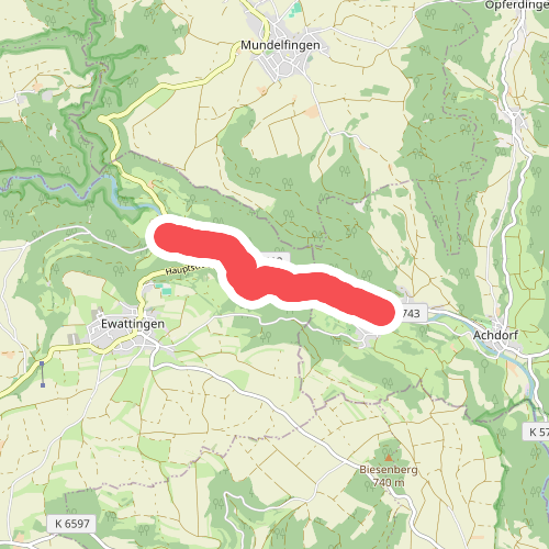 Wutachmühle Ehemalige Gipsmühle - Wutachbrücke Überachen