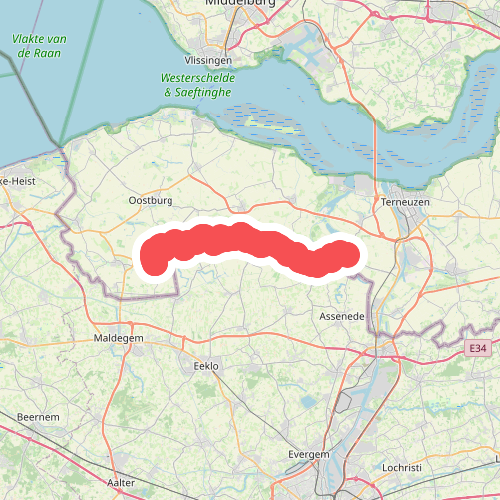 Philippine naar St. Kruis - "De ‘streepe’ over" · NederRandpad etappe 53