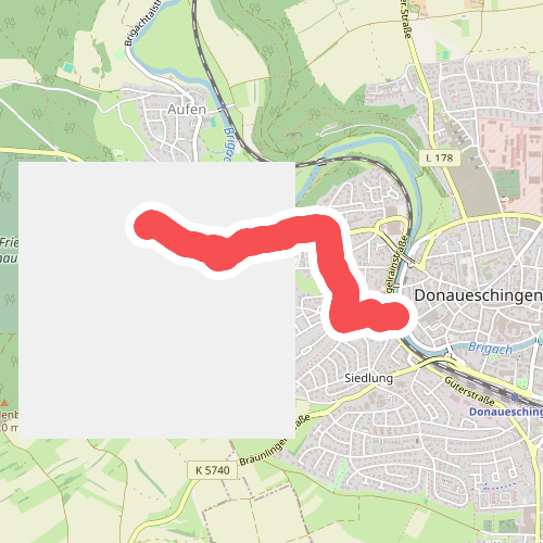 Donaueschingen Siedlersteg - Alte Wolterdinger Straße