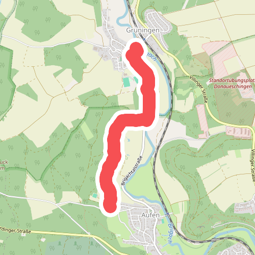 Grüningen Gasthaus Krone - Prozessionsweg