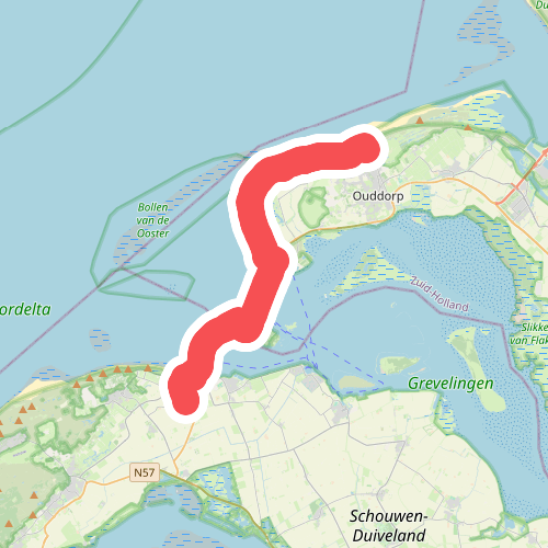 Ellemeet naar Ouddorp - "Remy" · NederRandpad etappe 60