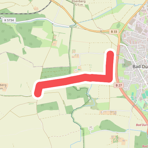 Friedhofbrücke - Einsame Fichte