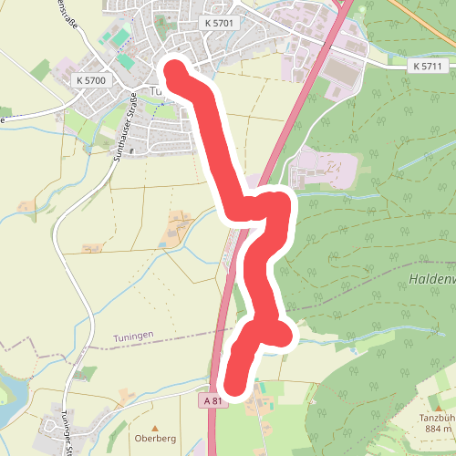 blaue Gabel Tuningen