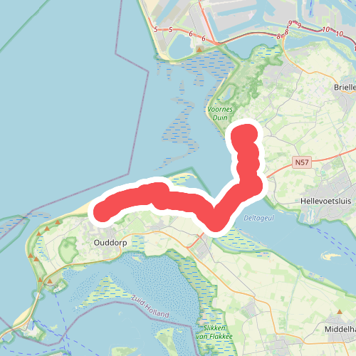 Ouddorp naar Rockanje - "De Kraan" · NederRandpad etappe 61