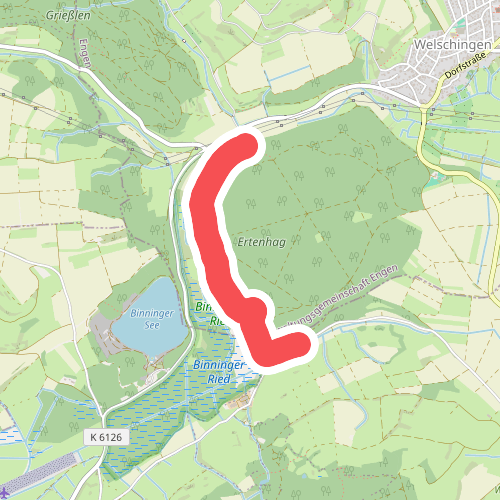 Seeweg - Am Binninger Ried
