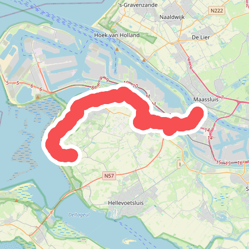 Rockanje naar Rozenburg- "Het Groene strand" · NederRandpad etappe 62