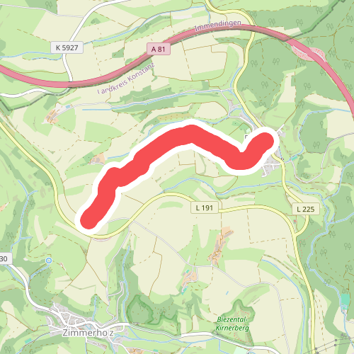 Alte Straße - Bargen