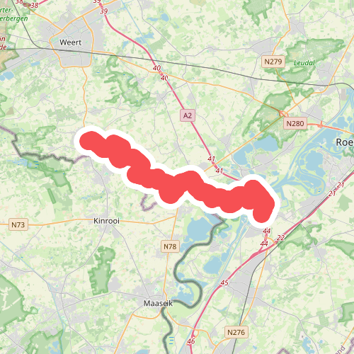 Maasbracht naar Stramproy- "Civitas Alba" · NederRandpad etappe 37