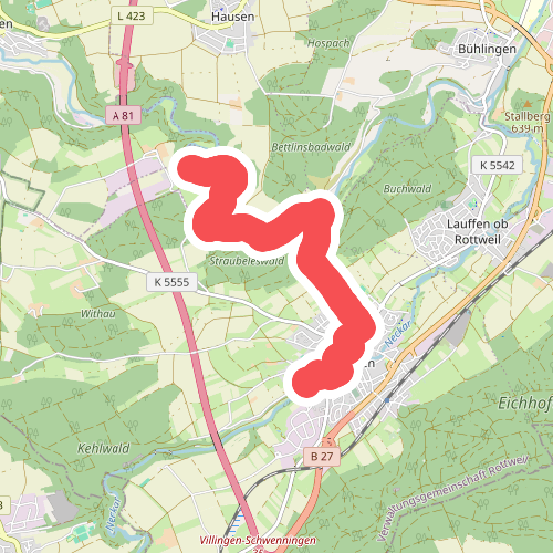 SAV rote Gabel Wildenstein - Maienbühl Dauchingen Schwenningen