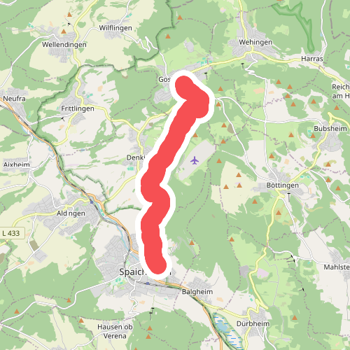 blaue Raute Gosheim - Spaichingen