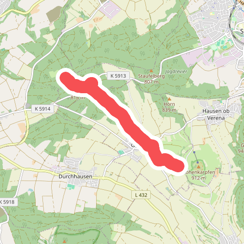 blaue Raute Gunningen - Lomberg