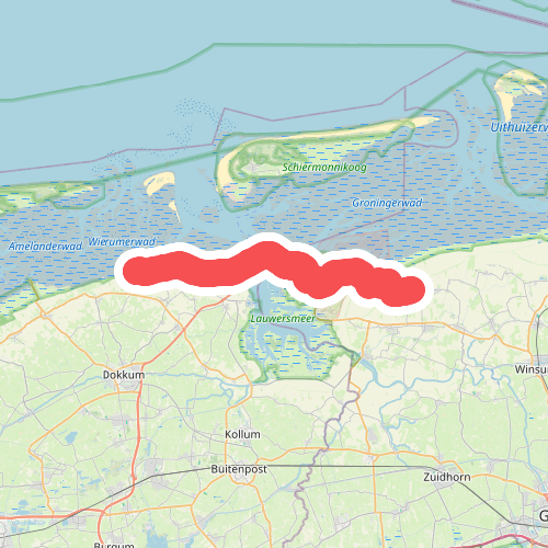 Wierum naar Hornhuizen - "Door de wind" · NederRandpad etappe 78