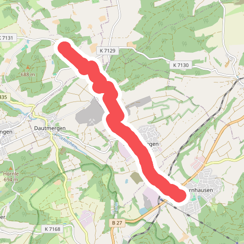 blaues Minus Rosenfeld - Dotternhausen