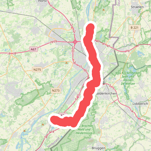 Velden naar Reuver - "Langs velden en wegen" · NederRandpad etappe 25