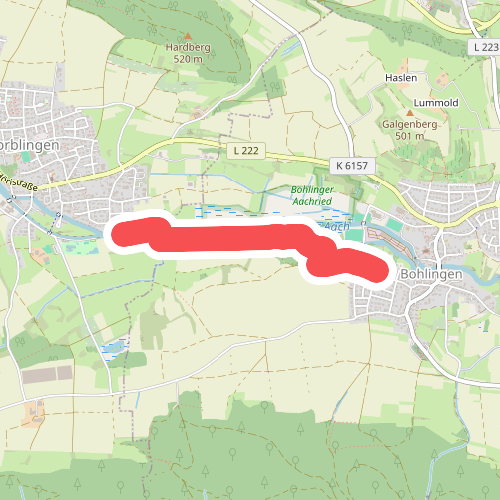 Worblingen Aachbrückle - Bohlingen Zum Stationenweg