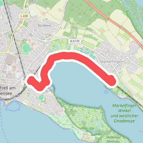 Radolfzell Schiesshüttenweg - Markelfingen Bahnhof