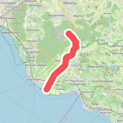 Nebenweg des Schwäbischen Albvereins (blauer Balken)