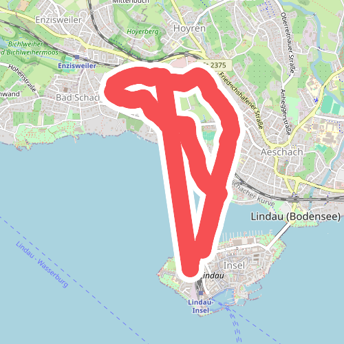 Nordic-Walking Bayerischer Bodensee Lindau R11 : Schachener Runde