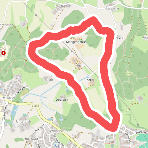 Rundwanderweg 1 der Gemeinde Bodnegg