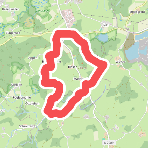 Wanderweg 8 der Gemeinde Waldburg