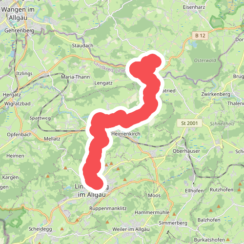 Wandertrilogie Etappe 40 Lindenberg-Eglofs