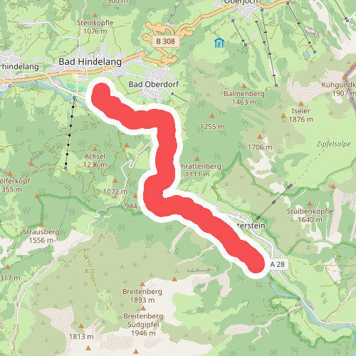 Wandertrilogie Himmelsstürmer Etappe 20 Schwarzenberghütte/Hinterstein - Bad Hindelang