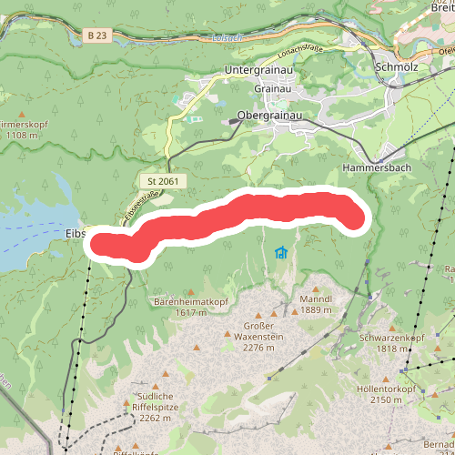 Höhenweg Höllental Eibsee