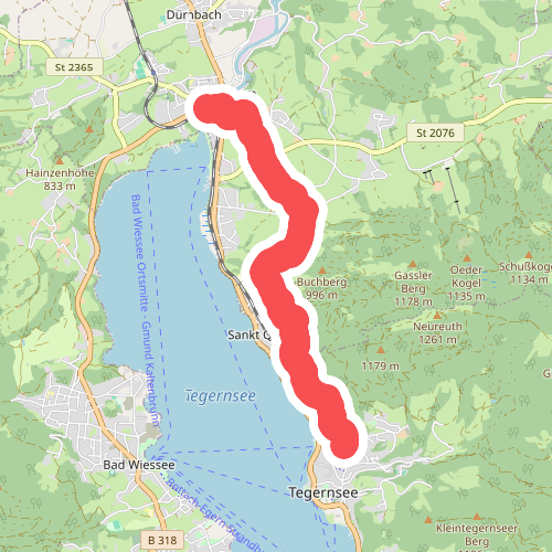 510 - Hohenweg Gmund-Tegernsee, Tegernseer Höhenweg