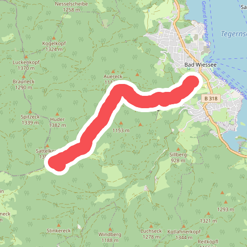 Wanderweg 611a - Bayerische Voralpen
