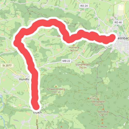 Wanderweg 591 - Elbach - Bad Feilnbach