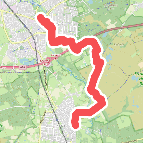 Boschlaan - Geldrop · Hertog Hendrikpad etappe 7